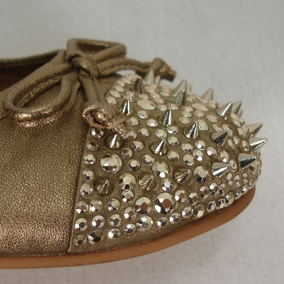 SAM EDELMAN BEATRIX SPIKES STUDS BALLET FLATS 7 M - Picture 6 of 8